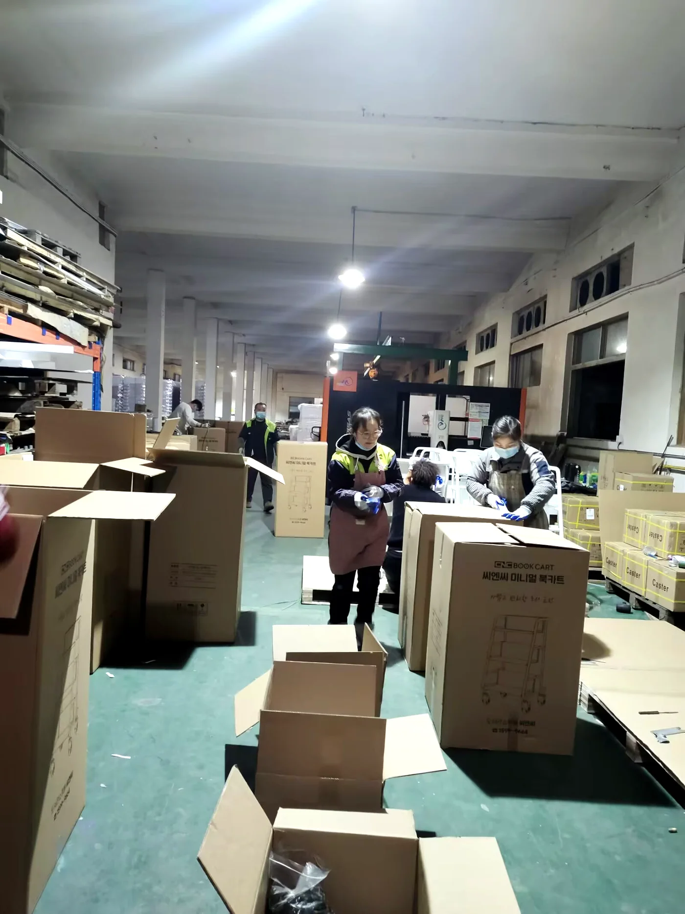 Assembly & QC process for custom trolley manufacturing