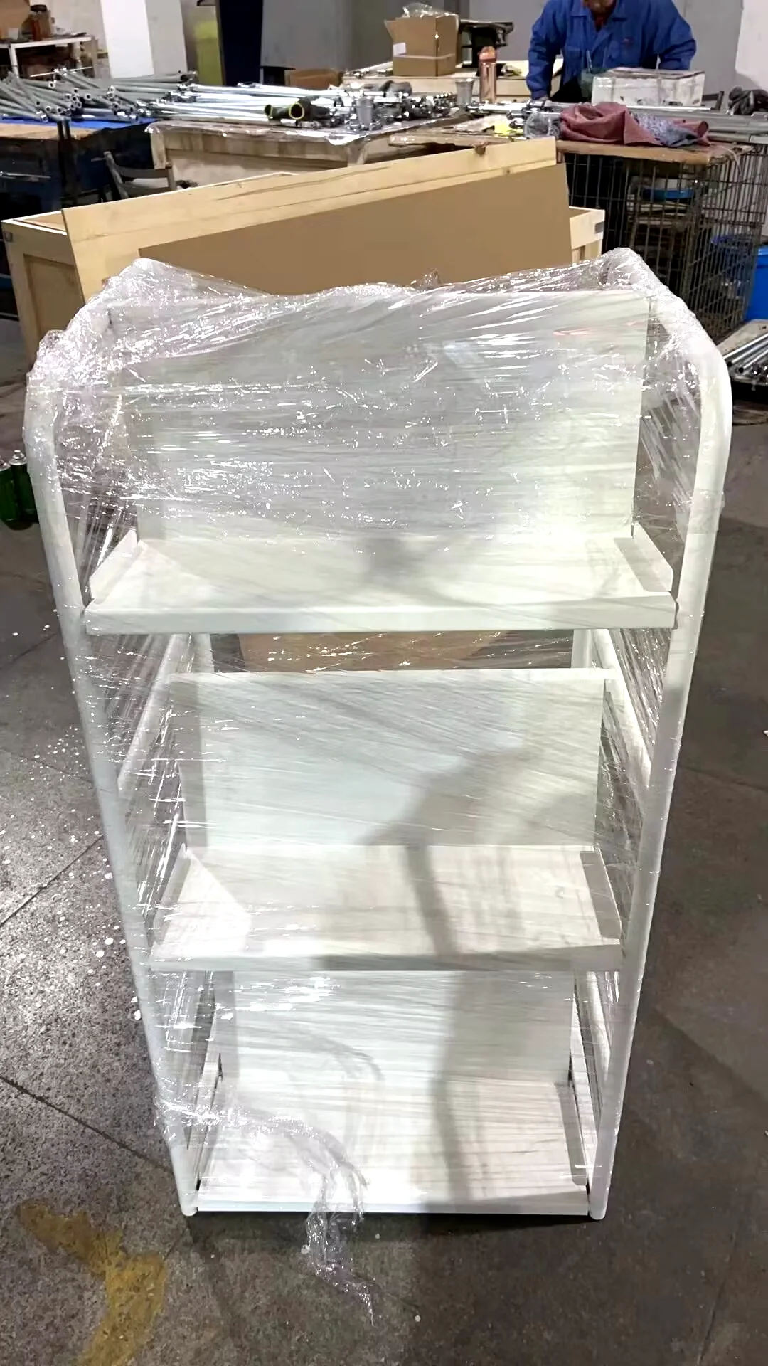 Custom trolley sample packed for dispatch to customer