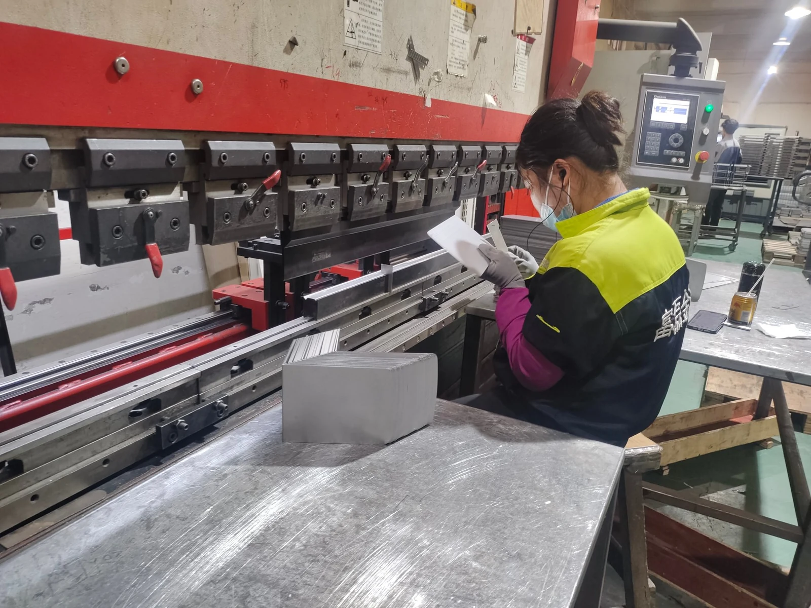 CNC press brake bending sheet metal parts for custom trolleys